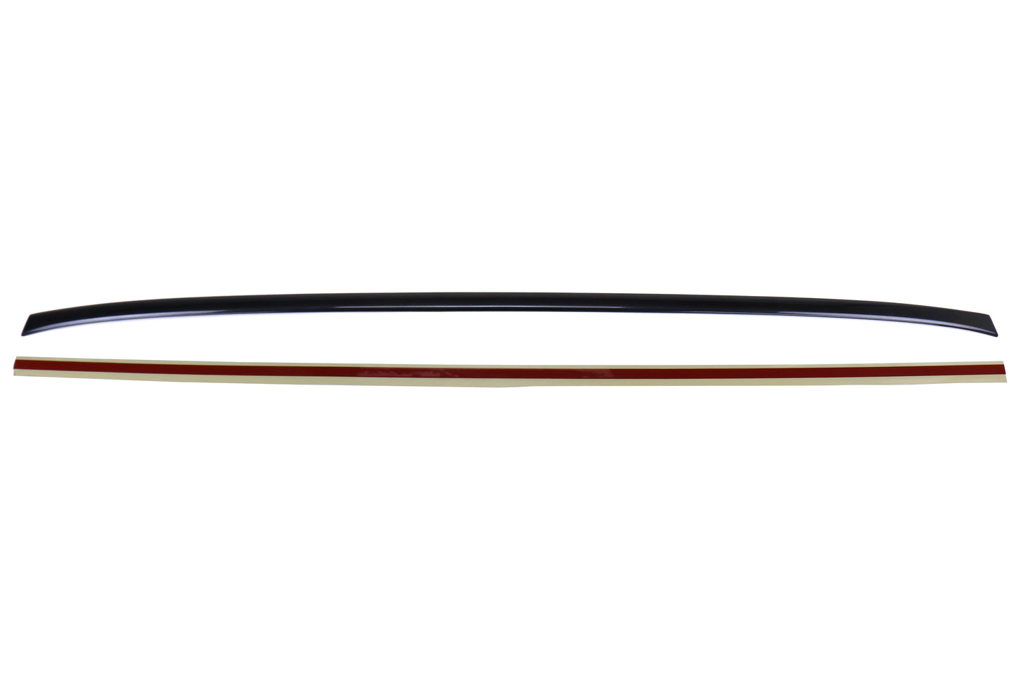 OLM Paint Matched Trunk Hole Delete for OEM Short Spoiler - Dark Grey Metallic (61K) - 2015-2021 Subaru WRX / STI