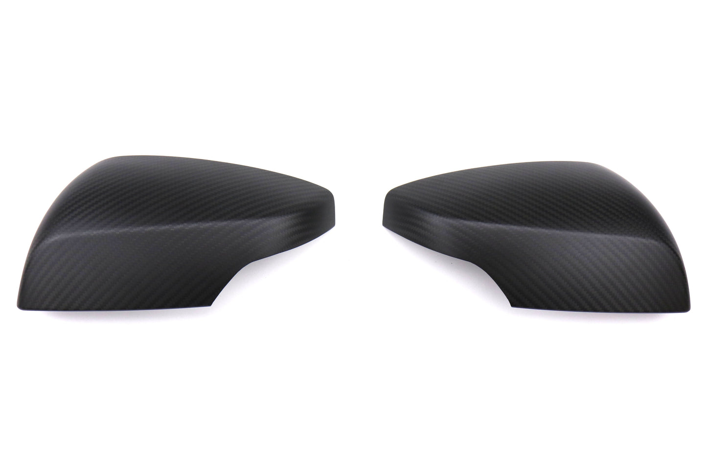 OLM S-line Dry Carbon Fiber Mirror Covers w/ Turn Signal Hole - Matte Carbon Fiber - 2015-2021 Subaru WRX / STI