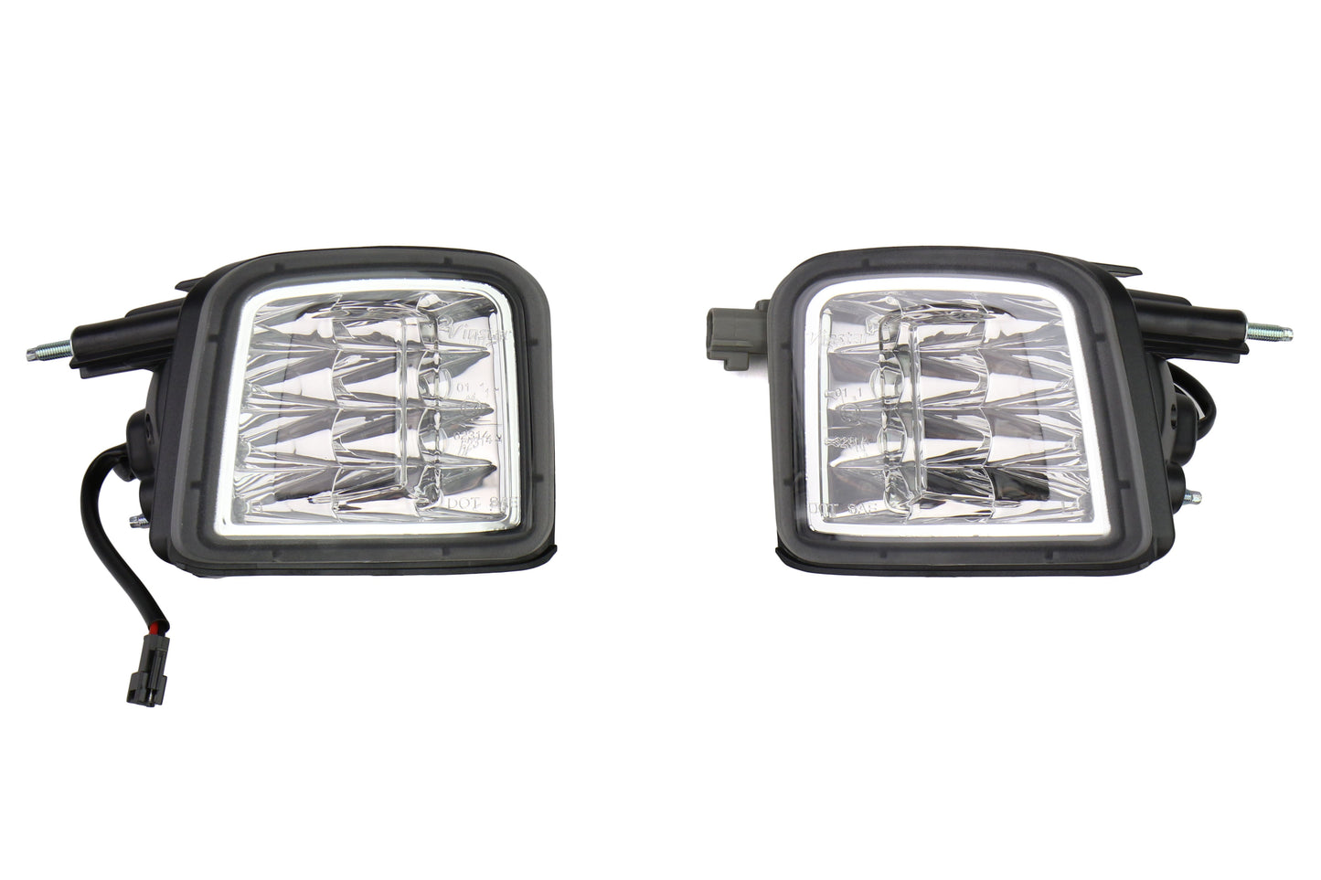 OLM Turn Signal Housing - Clear Lens With Chrome Reflector - 2015-2017 Subaru WRX / STI