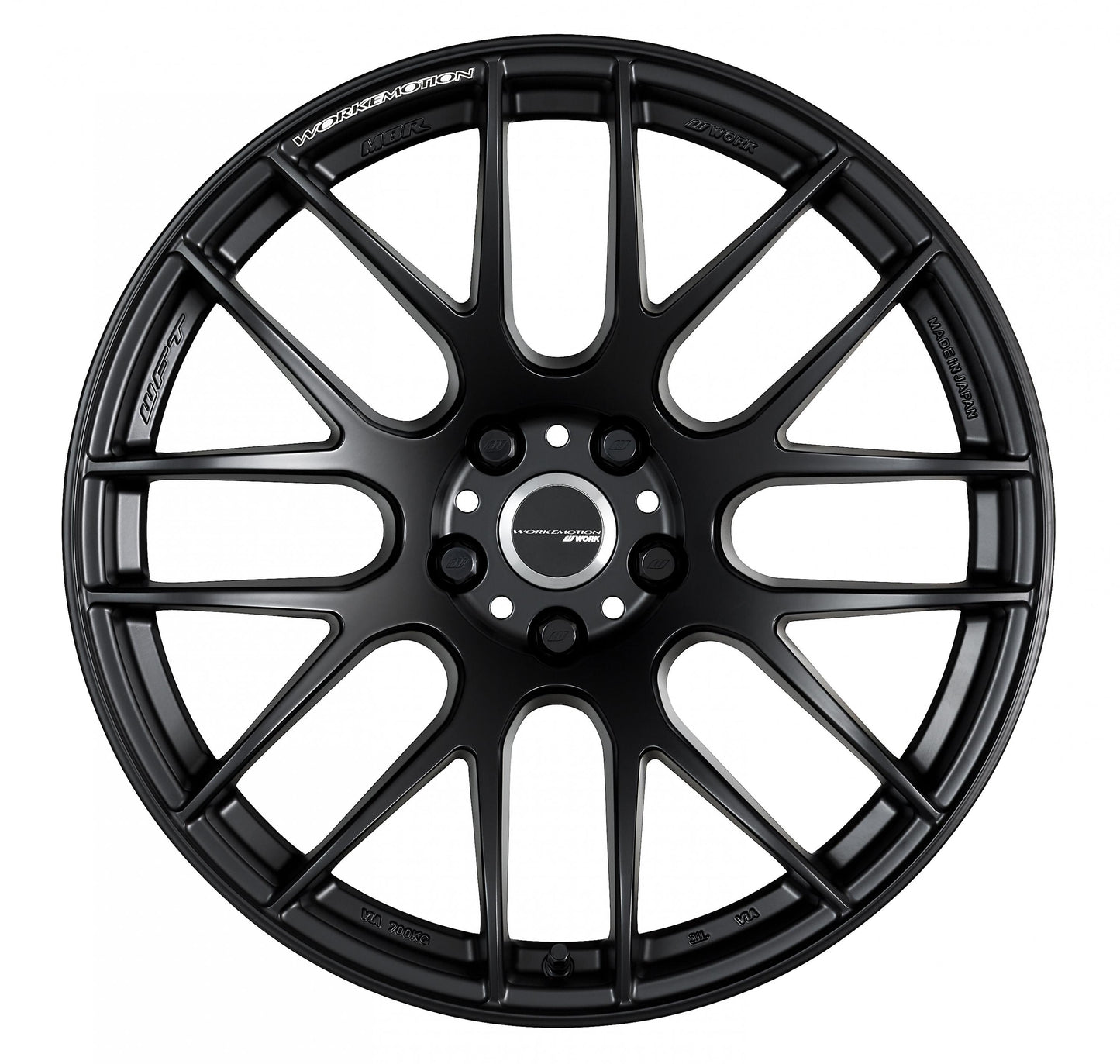 Work Wheels Emotion M8R Matte Black (Deep Concave) 18x9.5 +38 5x114.3 (Sold As Pair) - 2015-2024 Subaru WRX / 2015-2021 STI / 2019-2024 Forester