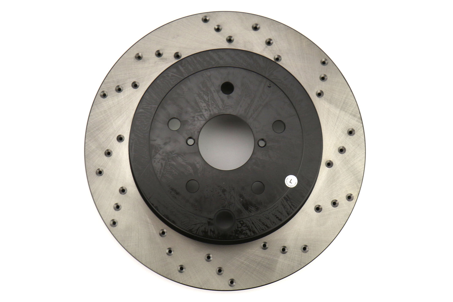 Stoptech Drilled Rotor Single Rear Left - 2008-2017 Subaru STI