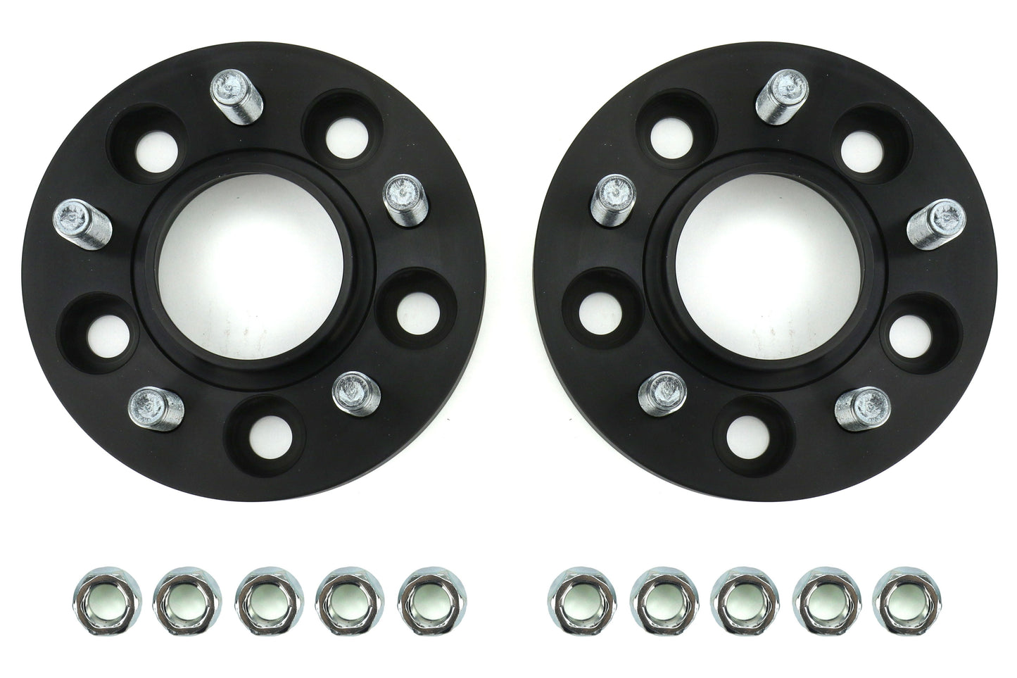 Eibach PRO-SPACER Kit 5x114.3 20mm Black Pair - 2015-2017 Ford Mustang / 2005-2021 Subaru WRX / STI / 2019-2024 Forester / 2014-2024 Outback