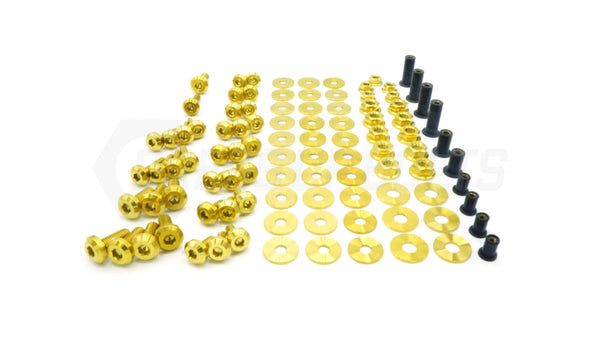 Dress Up Bolts Stage 2 Titanium Hardware Engine Bay Kit (Gold) - 2015-2021 Subaru WRX / STI