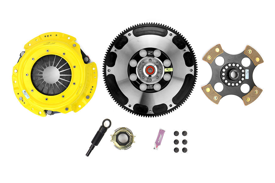ACT Heavy Duty Solid 4-Puck Disc Clutch Kit Prolite Flywheel Included - 2013-2021 Scion FR-S / Subaru BRZ / Toyota 86