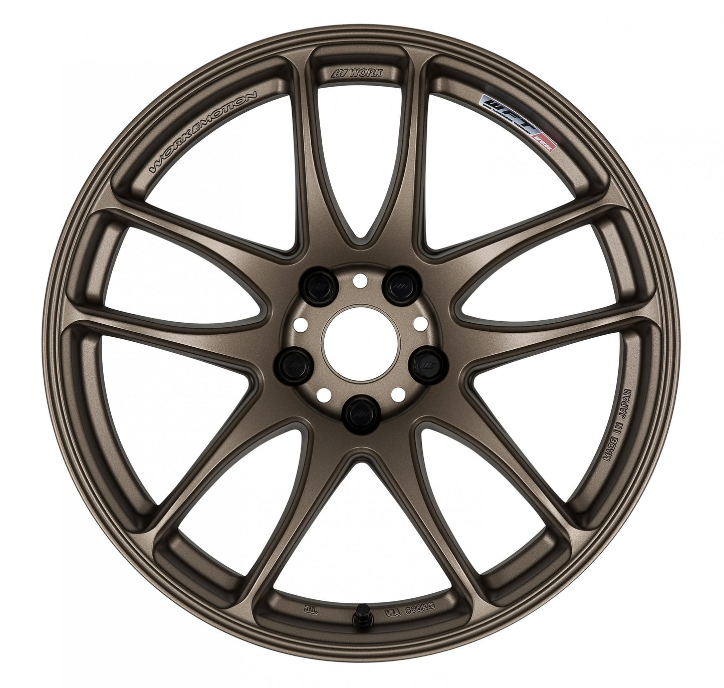 Work Wheels Emotion CR Kiwami Matte Bronze (Deep Concave) 19x9.5 +38 5x114.3 (Single Wheel) - 2015-2023 Subaru WRX / 2015-2021 STI / 2019-2023 Forester