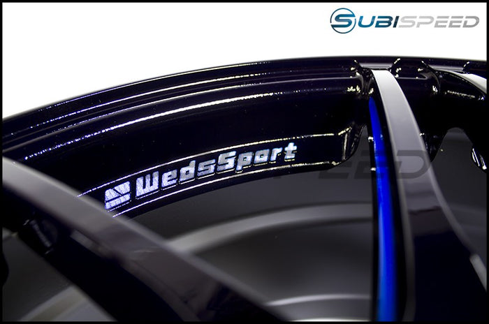 WedsSport SA-60M Blue 18x8 +35 5x114.3 BBM FF Face (Single Wheel) - 2015-2023 Subaru WRX / 2015-2021 STI