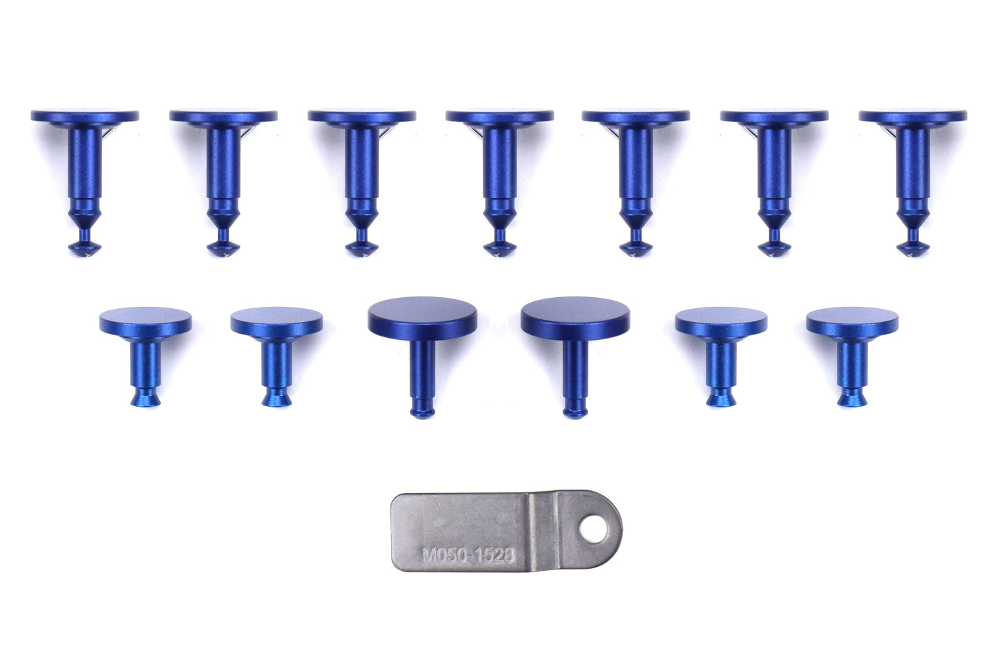 OLM Blue Anodized Engine Bay Fastener Set - Blue - 2015-2021 Subaru WRX / STI