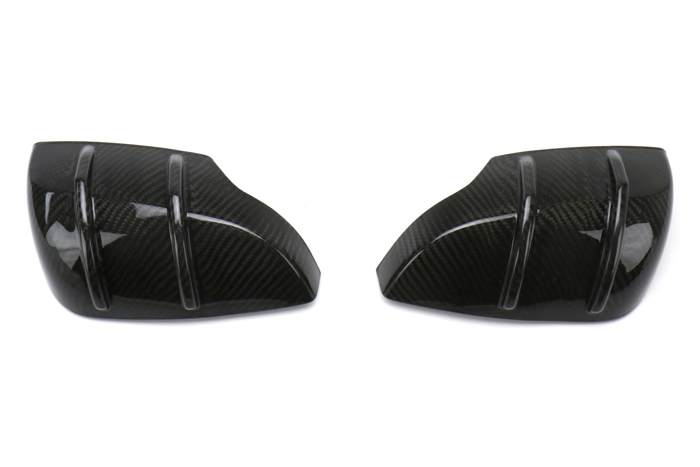 OLM STI RA-R Style Carbon Fiber Mirror Covers - 2015-2021 Subaru WRX / STI