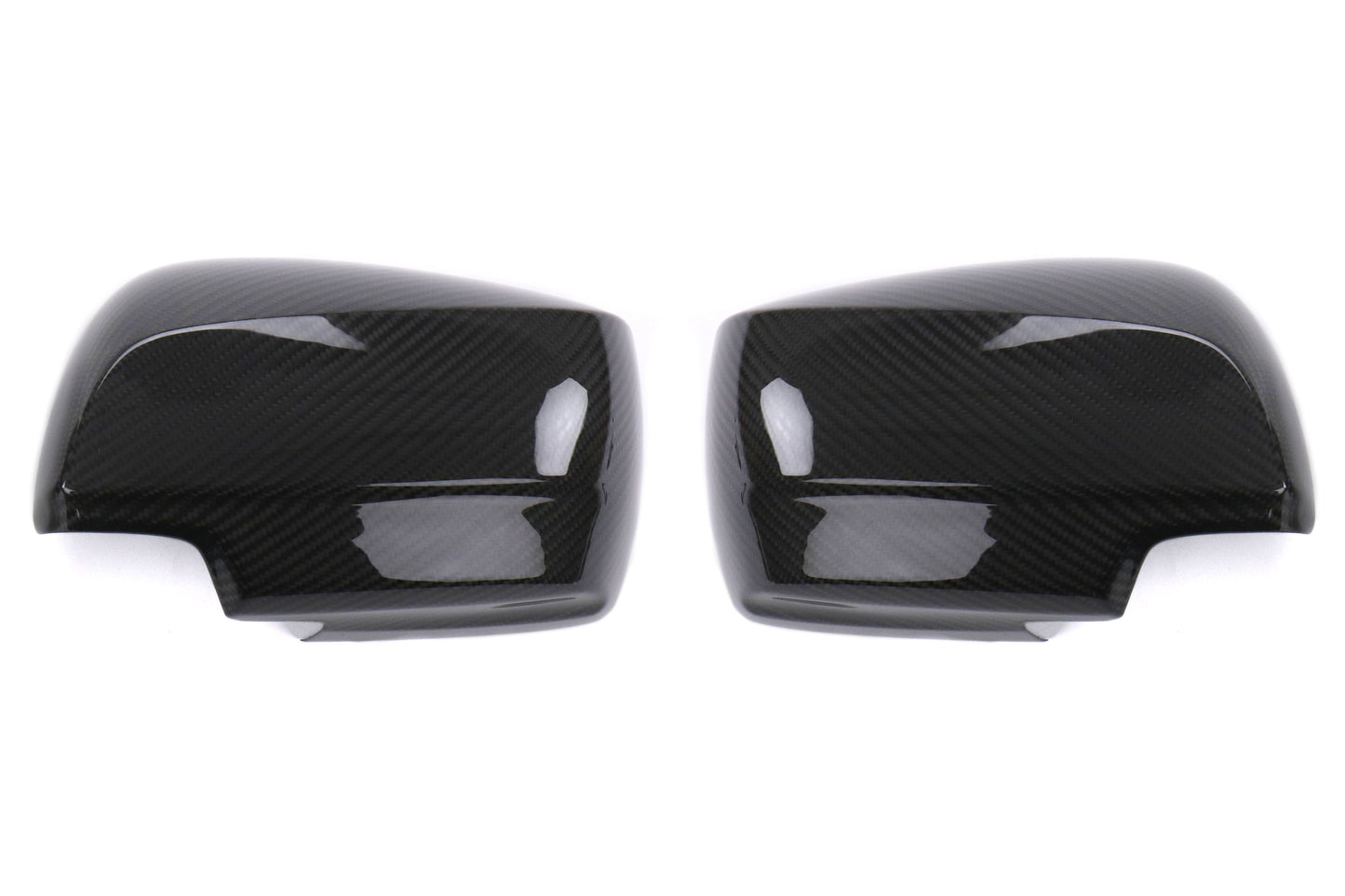 OLM Carbon Fiber Full Mirror Covers w/ No Turn Signal Hole - 2015-2021 Subaru WRX / STI