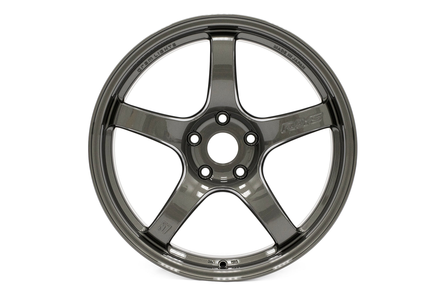 Rays Gram Lights 57CR HS Gunmetallic 18x9.5 +38mm 5x100 (Single Wheel) - 2013-2024 Subaru BRZ / Scion FR-S / Toyota GR86 / 2014-2018 Subaru Forester
