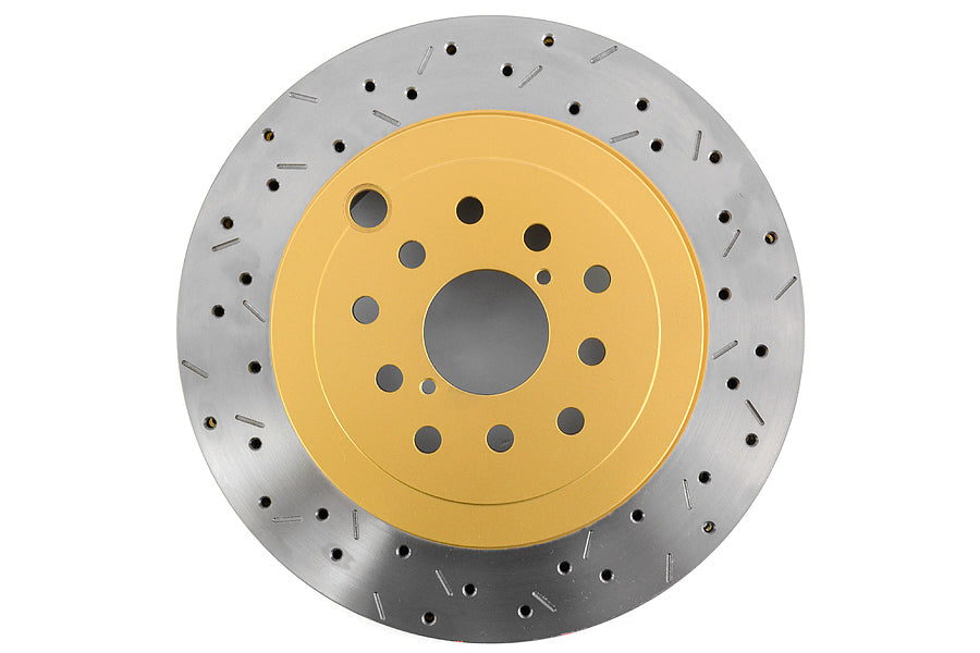 DBA 4000 Series Drilled/Slotted Rotor Single Rear - 2008-2017 Subaru STI