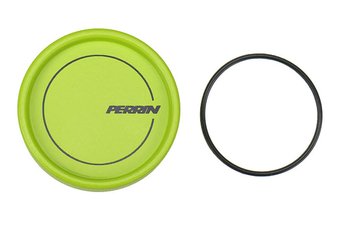 Perrin Oil Cap Neon Yellow - Subaru Models (inc. 2002-2021 WRX / STI)