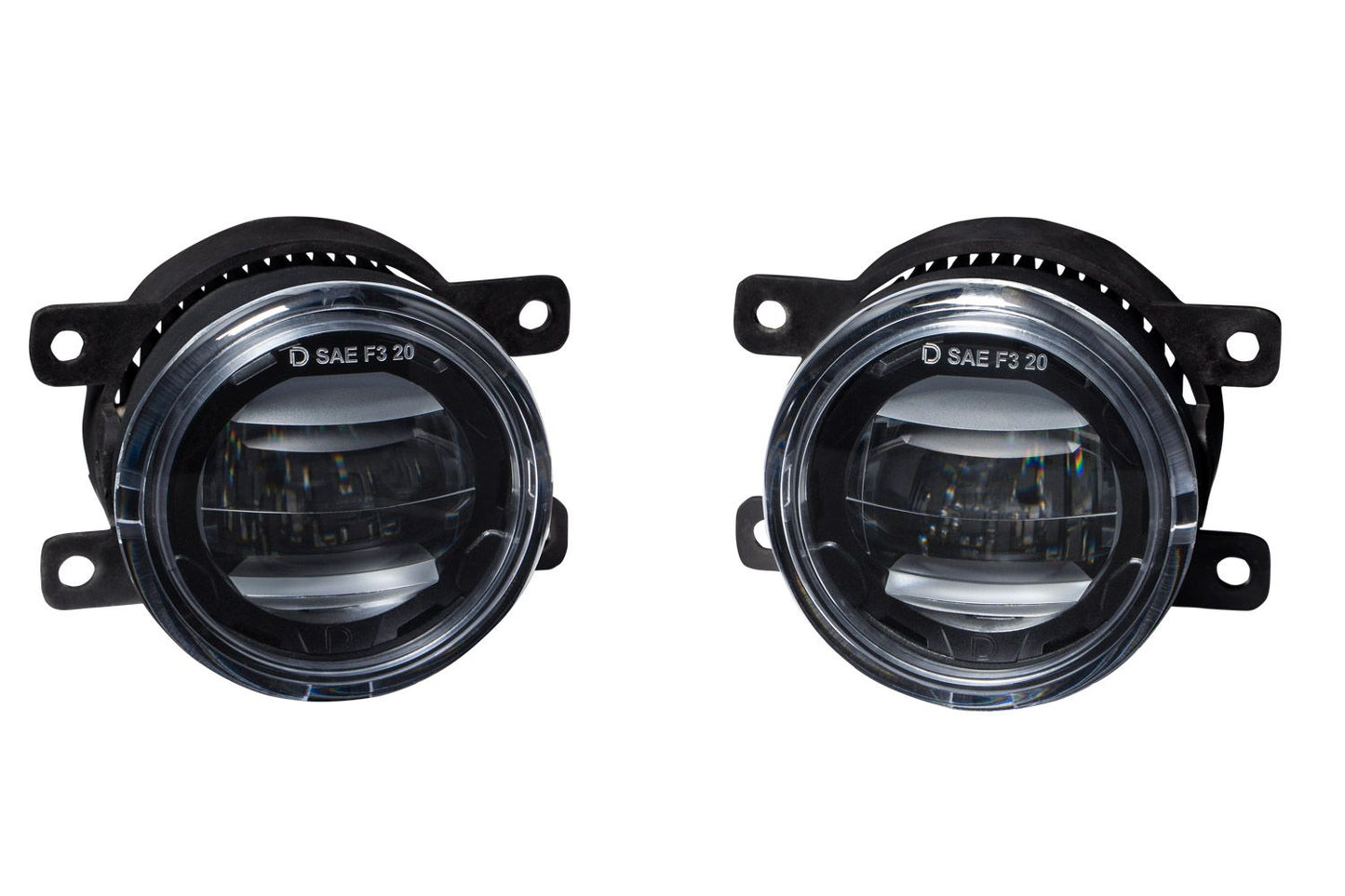 Diode Dynamics Elite Foglamp Type A (Non-Modular) - White (Set of 2) - Subaru/Ford Models (Inc. 2015-2021 WRX /STI, Ranger, Bronco, Mustang)