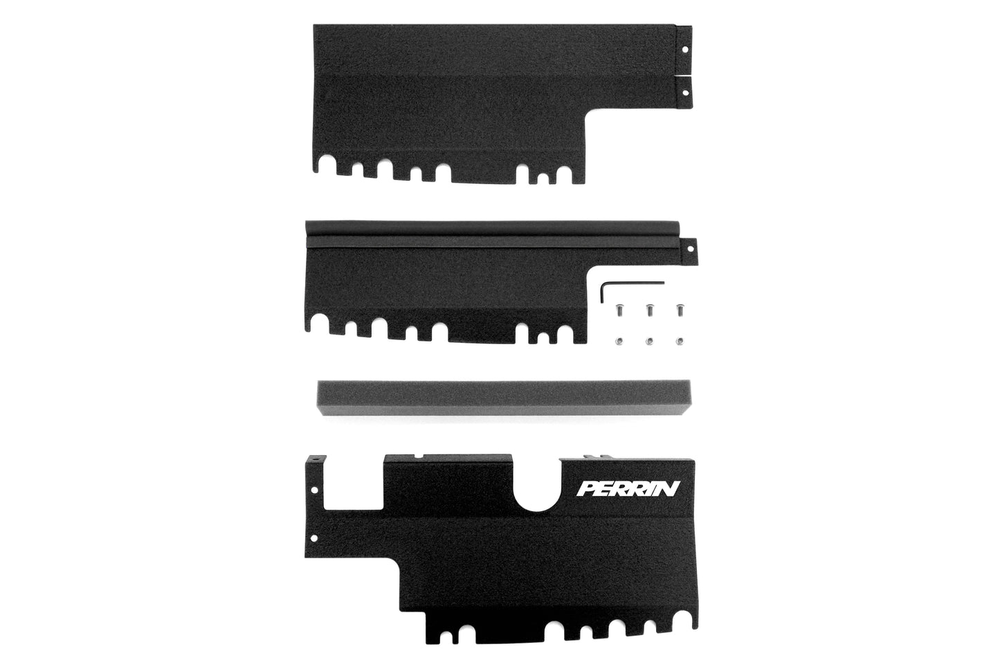 PERRIN Radiator Shroud Black - 2015-2020 Subaru WRX / STI