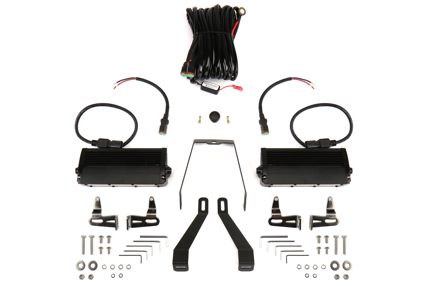 Diode Dynamics SS Amber Driving Optic Stage Series Light Bar Kit - 2015-2017 Subaru WRX / STI | DD6010