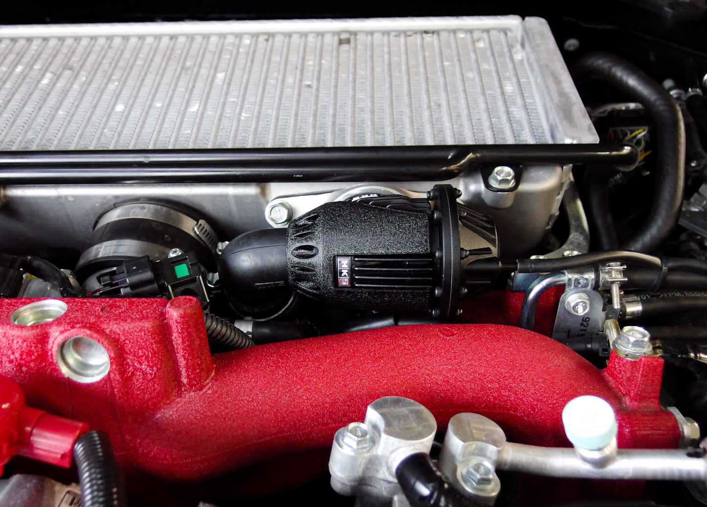 HKS SSQV4 BOV w/ Return Kit Black - 2008-2021 Subaru STI