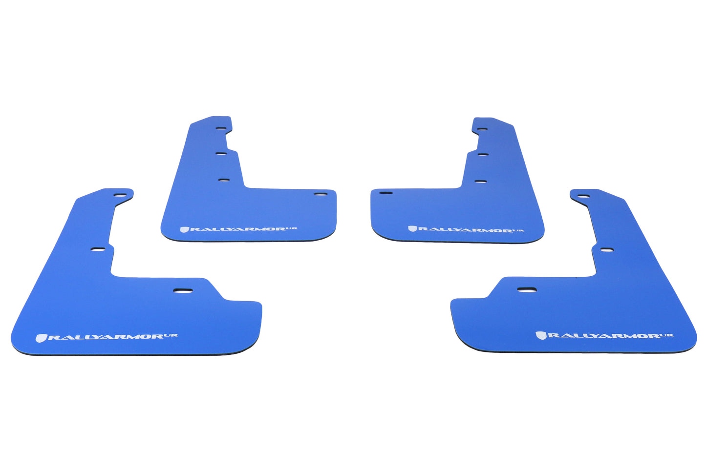 Rally Armor UR Mudflaps Blue w/ White Logo - 2015-2021 Subaru WRX / STI