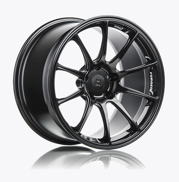 Titan 7 T-R10 Machine Black 18x9.5 +40 5x114.3 (Single Wheel) - 2015-2024 Subaru WRX / 2015-2021 STI / 2019-2023 Forester