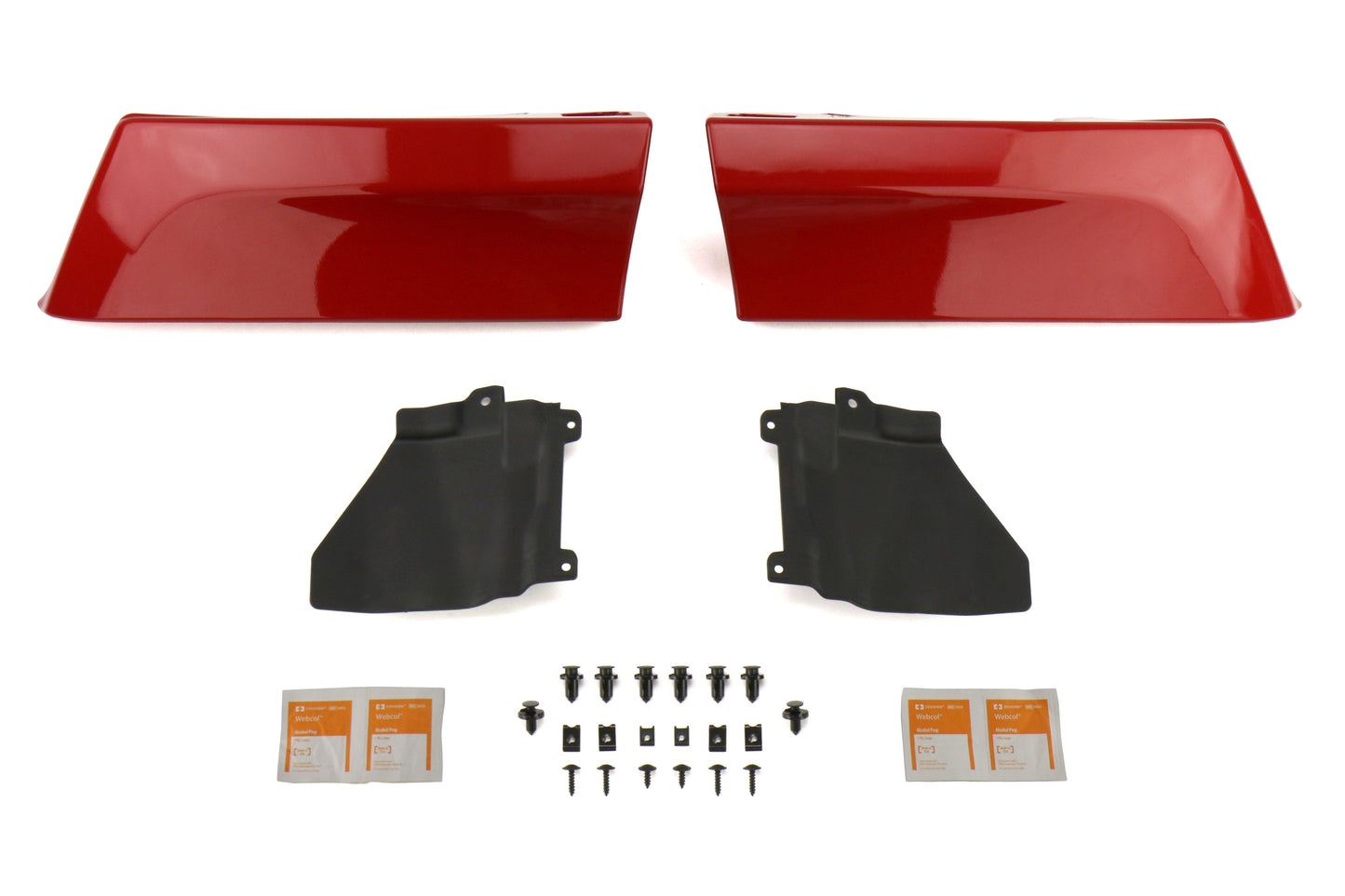Subaru Rear Aero Splash Guard Pure Red M7Y - 2015-2021 Subaru WRX / STI