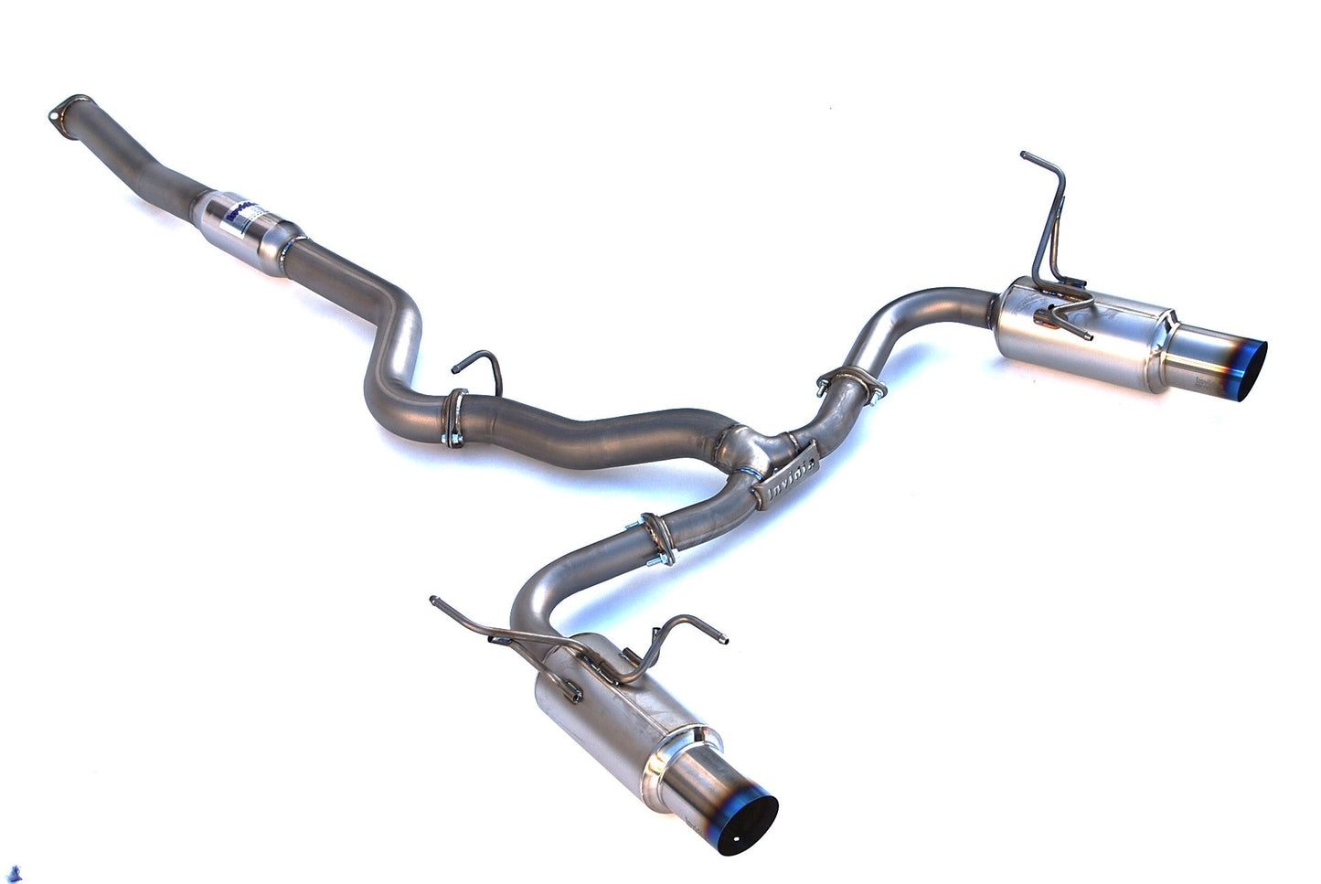 Invidia N1 Full Titanium Catback Exhaust System - Burnt End Tips - 2015-2021 Subaru WRX / STI