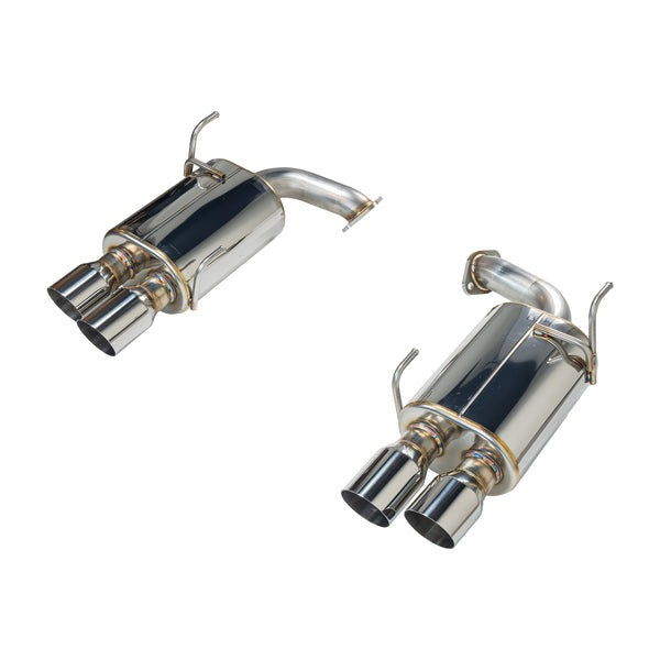 Remark Axleback Exhaust (Muffler Version) - Stainless Single Wall Tips - 2015-2021 Subaru WRX/STI (VA)