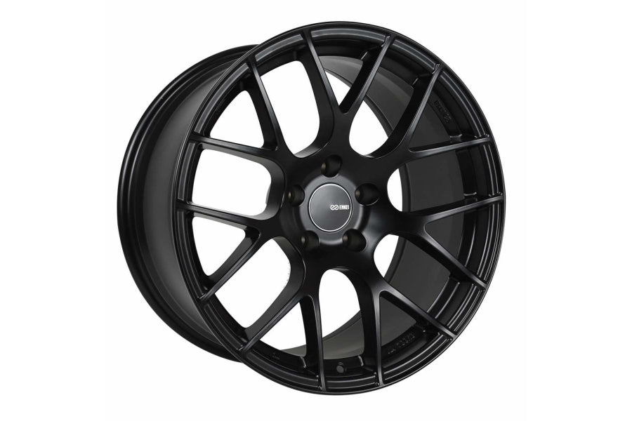 Enkei Raijin Black 18x8.5 +45 5x100 (Single Wheel) - 2013-2024 Subaru BRZ / Scion FR-S / Toyota GR86 / 2014-2018 Subaru Forester