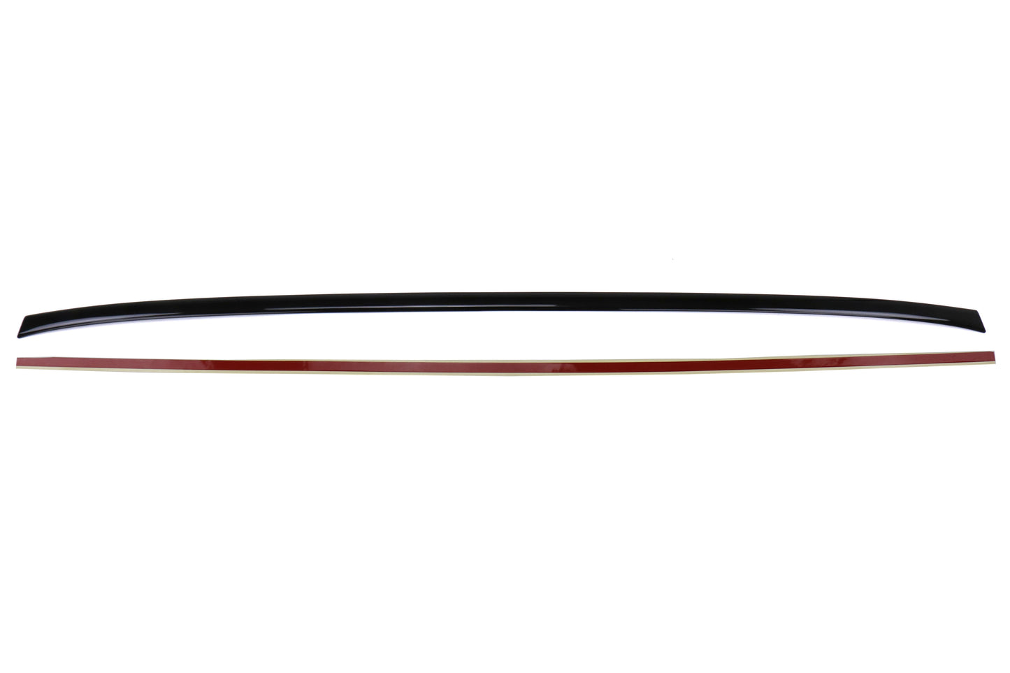 OLM Paint Matched Trunk Hole Delete for OEM Short Spoiler - Crystal Black Silica (D4S) - 2015-2021 Subaru WRX / STI