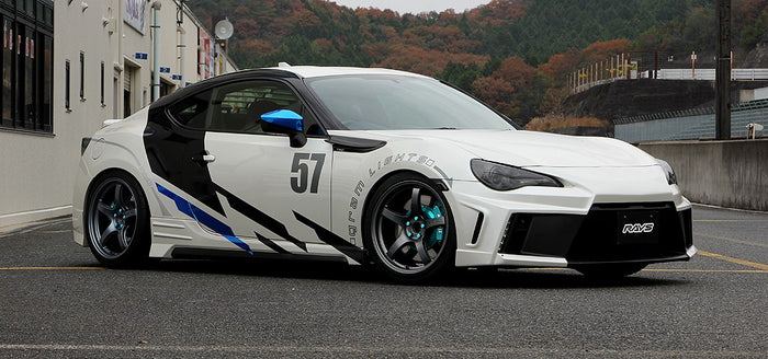 Rays Gram Lights 57CR Gun Blue II 18x9.5 +38mm 5x100 (Single Wheel) - 2013-2024 Subaru BRZ / Scion FR-S / Toyota GR86 / 2014-2018 Subaru Forester