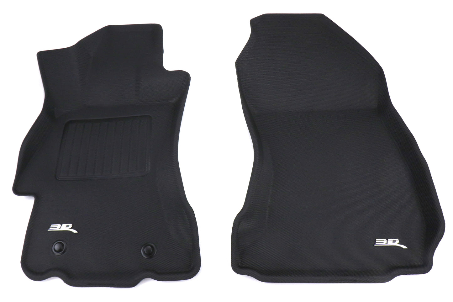 3D Maxpider Front Row Heavy Duty All Weather Floor Mats - 2015-2021 Subaru WRX / STI / 2016-2017 Crosstrek / 2012-2016 Impreza