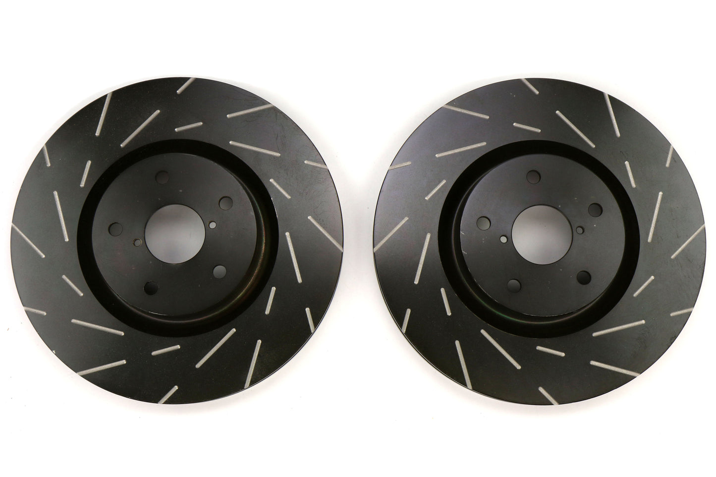 EBC Brakes USR Series Sport Slotted Front Brake Rotors - 2005-2017 Subaru STI