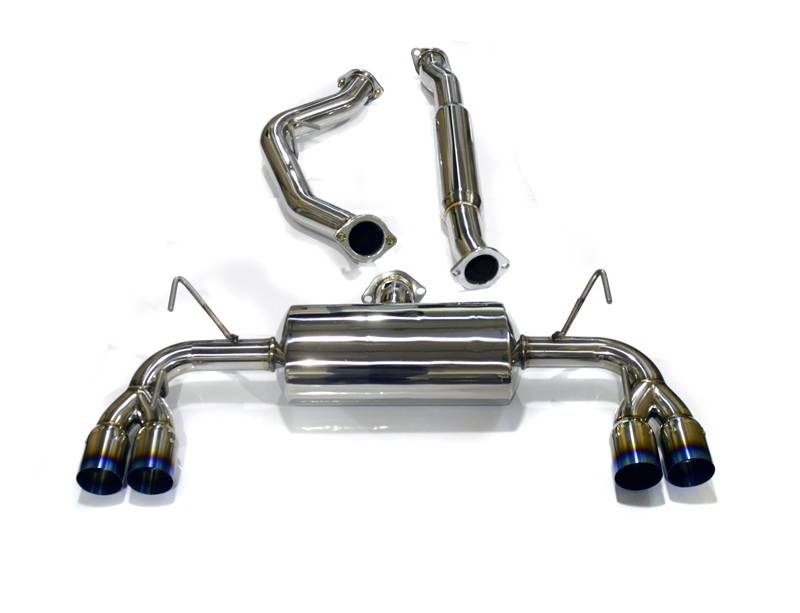 Agency Power 3 Catback Exhaust System w/ Titanium Tips - 2015-2021 Subaru WRX / 2015-2018 STI