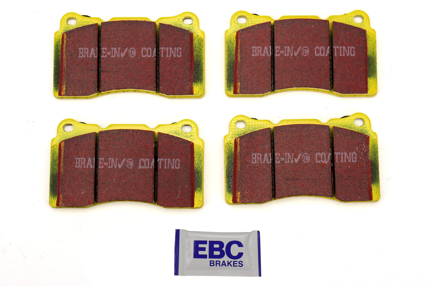 EBC Brakes Yellowstuff Street And Track Front Brake Pads - 2004-2017 Subaru STI / Mitsubishi Evo / OEM Brembo Applications