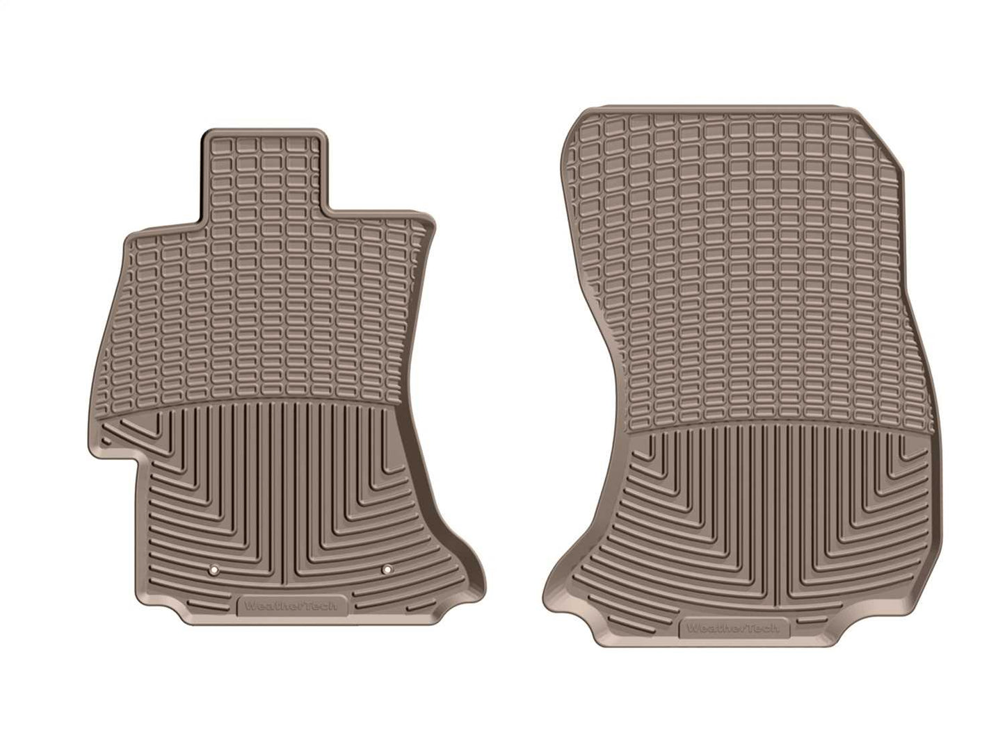 Weathertech Front Rubber Mats Tan - 2015-2021 Subaru WRX / STI