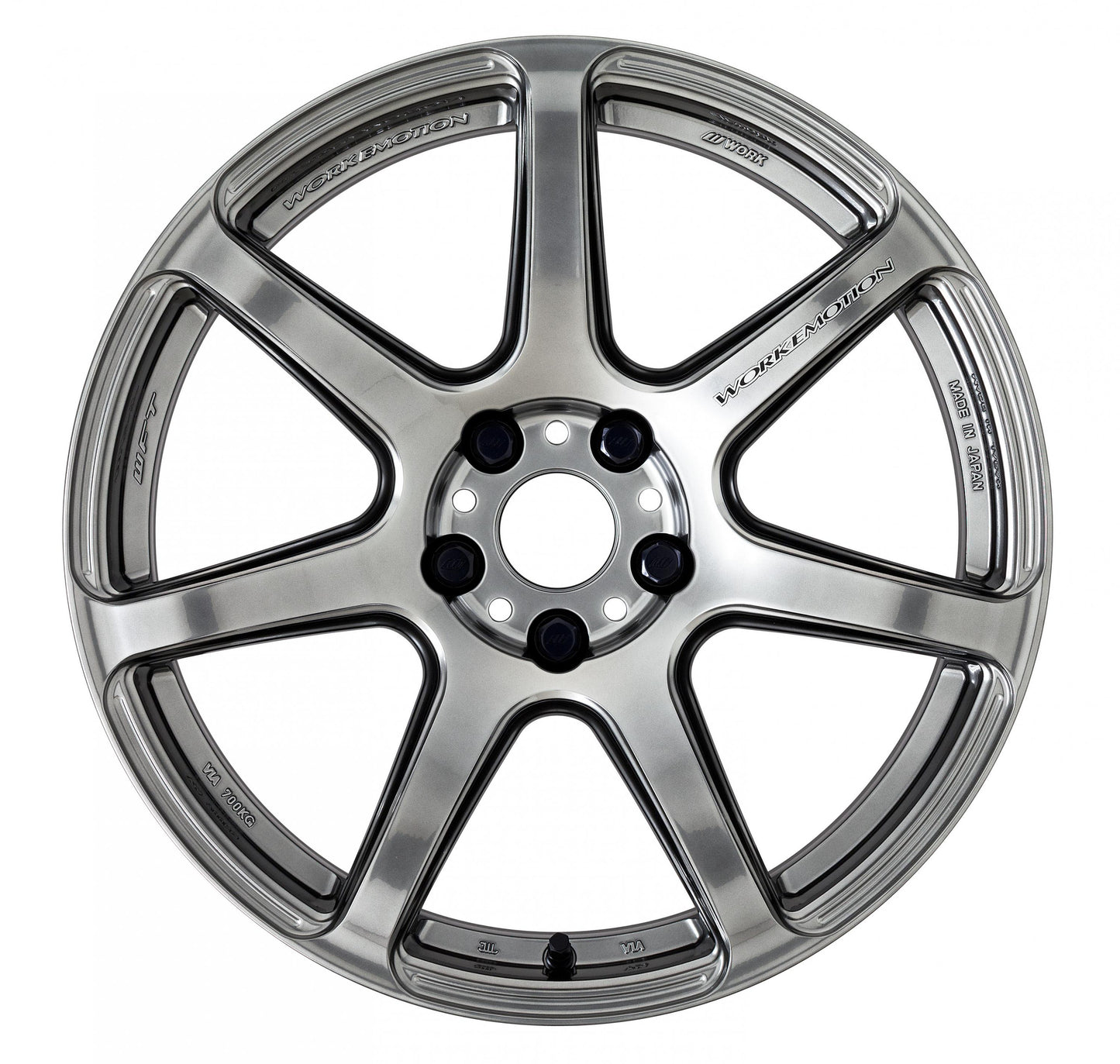 Work Emotion T7R Deep Concave GT Silver 18x9.5 +38 5x100 (Sold As Pair) - 2013-2024 Subaru BRZ / Scion FR-S / Toyota GR86 / 2014-2018 Subaru Forester