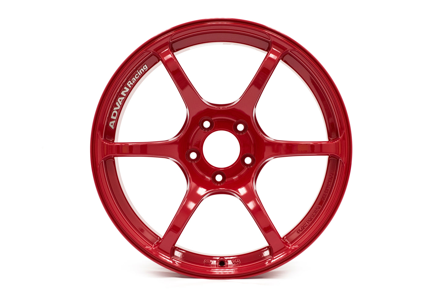Advan RGIII Racing Hyper Red 18X9.5 +45mm 5x114.3 (Single Wheel) - 2015-2023 Subaru WRX / 2015-2021 STI