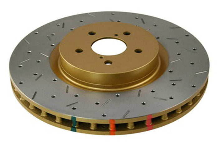 DBA 4000 Series XS Crossdrilled Slotted Rear Rotor - 2017-2021 Subaru STI