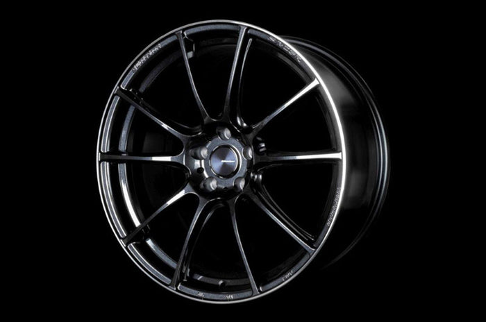 WedsSport SA-25R WBC Weds Black Clear 18x9.5 +45 5x100 (Single Wheel) - 2013-2023 Subaru BRZ / Scion FR-S / Toyota GR86 / 2014-2023 Subaru Forester