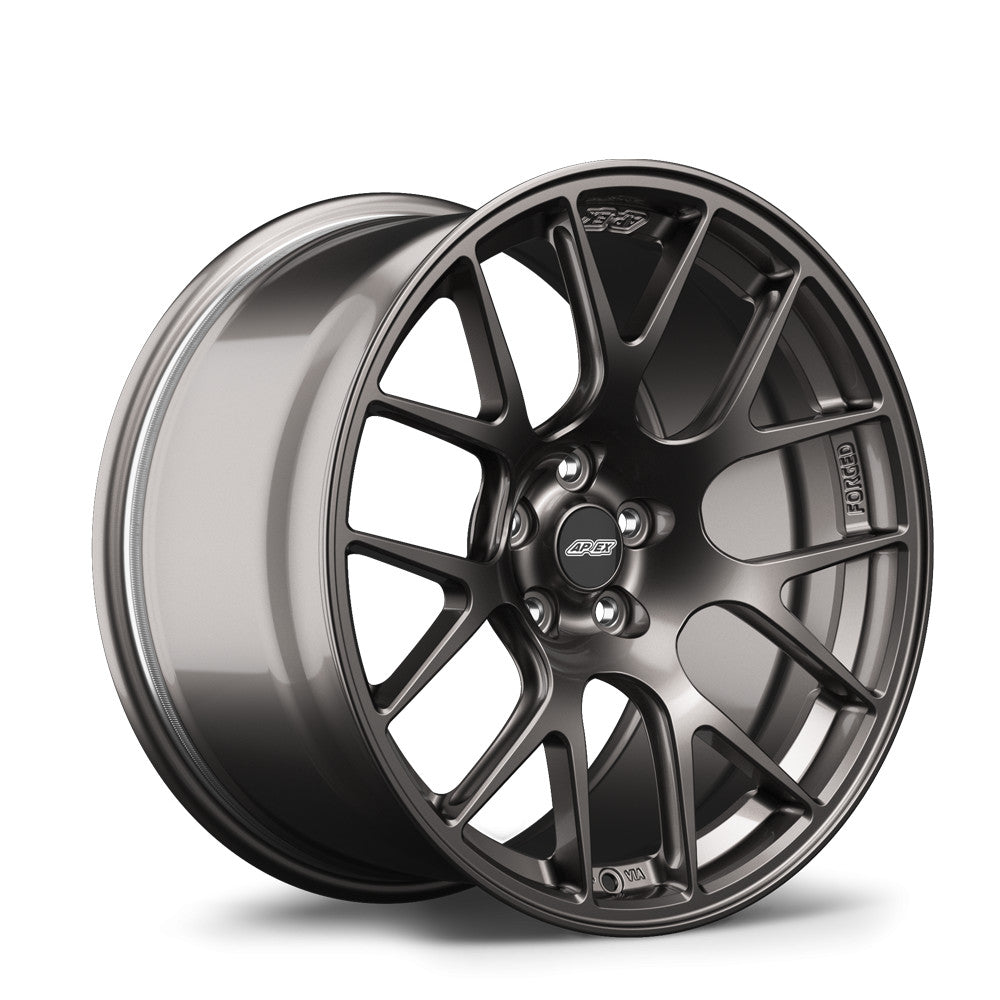 Apex Race Parts EC-7R Forged Anthracite 17x9.5 +40 5x100 (Single Wheel) - 2013-2024 Subaru BRZ / Scion FR-S / Toyota GR86 / 2014-2018 Subaru Forester