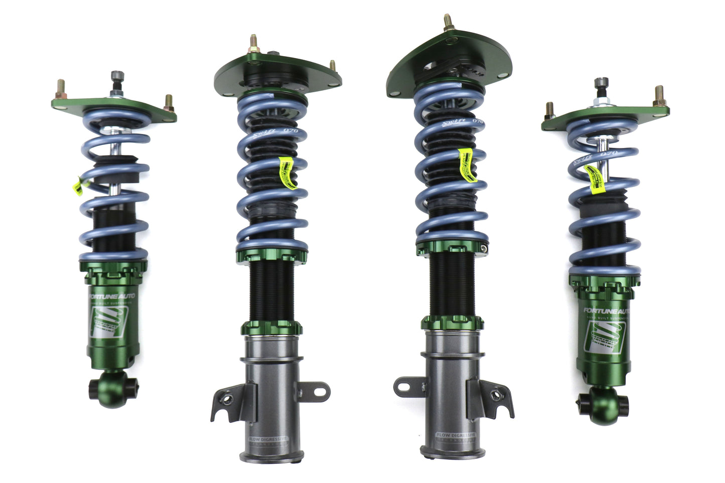 Fortune Auto 500 Series Coilovers w/ Swift Springs (7K Front / 7K Rear) - 2015-2021 Subaru WRX / STI