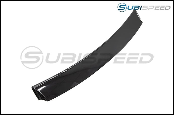 OLM Kaze Style Paint Matched Roof Spoiler - Crystal Black Silica / Raven (D4S) - 2015-2021 Subaru WRX / STI