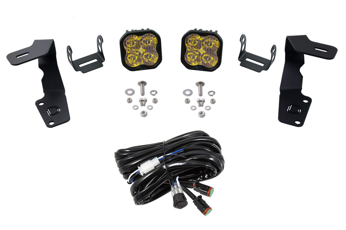 Diode Dynamics Ditch Light Kit SS3 Pro Yellow - 2015-2021 Subaru WRX / STI