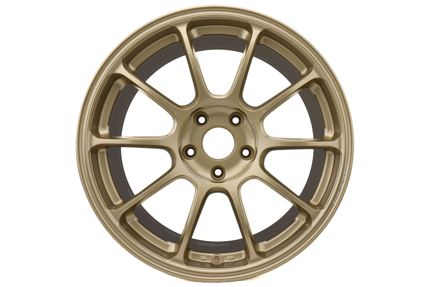 Volk ZE40 Face 2 Gold 18x9.5 +38 5x114.3 (Single Wheel) - 2015-2023 Subaru WRX / 2015-2021 STI / 2019-2023 Forester