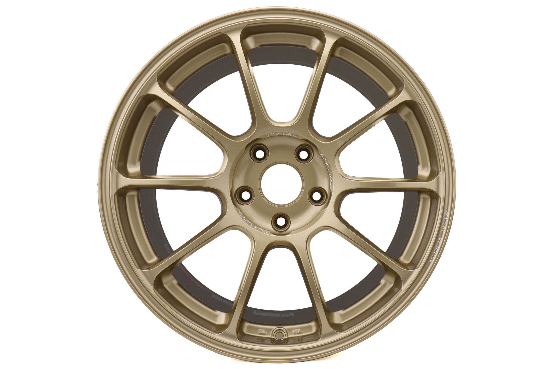 Volk ZE40 Face 2 Gold 18x9.5 +38 5x114.3 (Single Wheel) - 2015-2023 Subaru WRX / 2015-2021 STI / 2019-2023 Forester