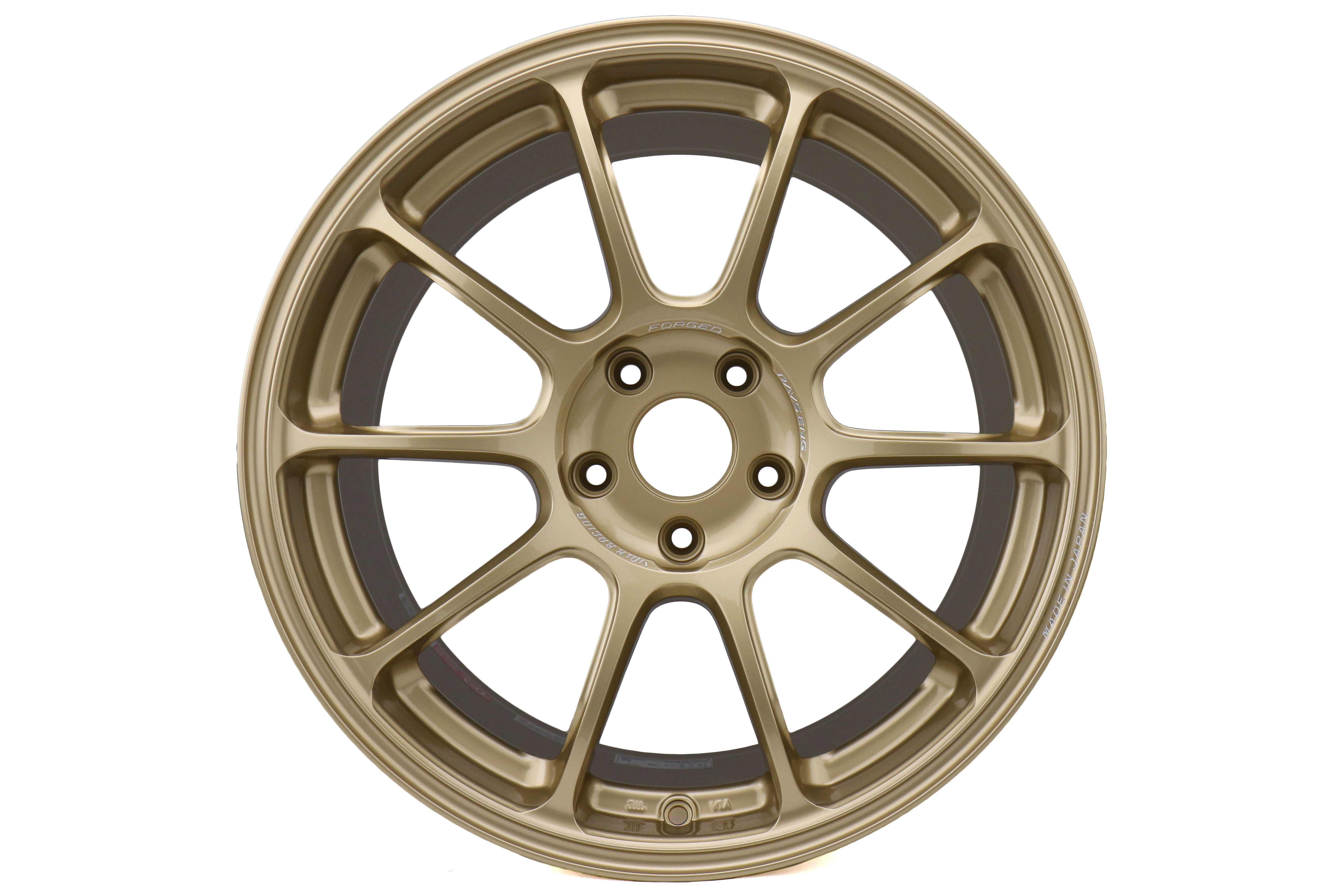 Volk ZE40 Face 2 Gold 18x9.5 +38 5x114.3 (Single Wheel) - 2015-2023 Subaru WRX / 2015-2021 STI / 2019-2023 Forester