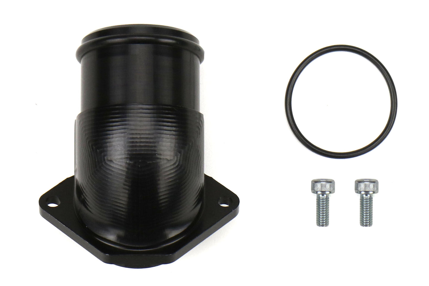 IAG Replacement Blow Off Valve Elbow Black - Subaru Models (inc. 2002-2007 WRX / 2004-2020 STi)