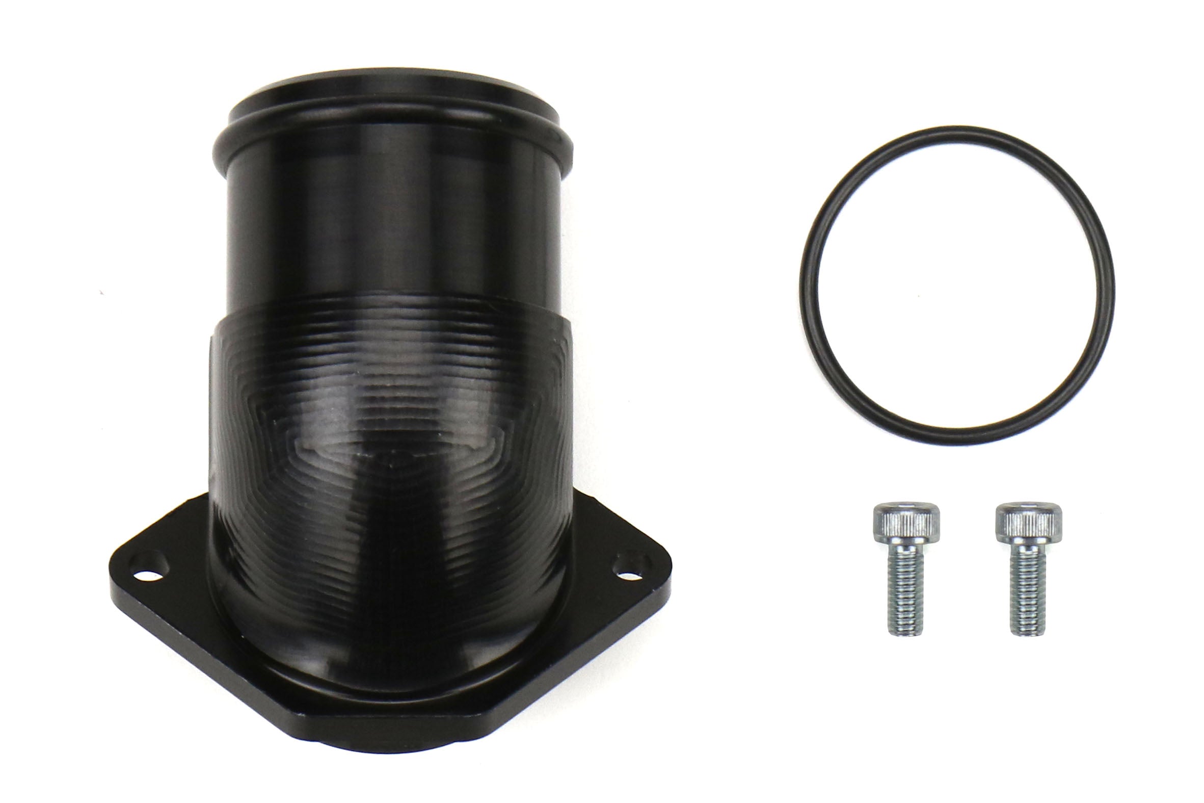 IAG Replacement Blow Off Valve Elbow Black - Subaru Models (inc. 2002-2007 WRX / 2004-2020 STi)