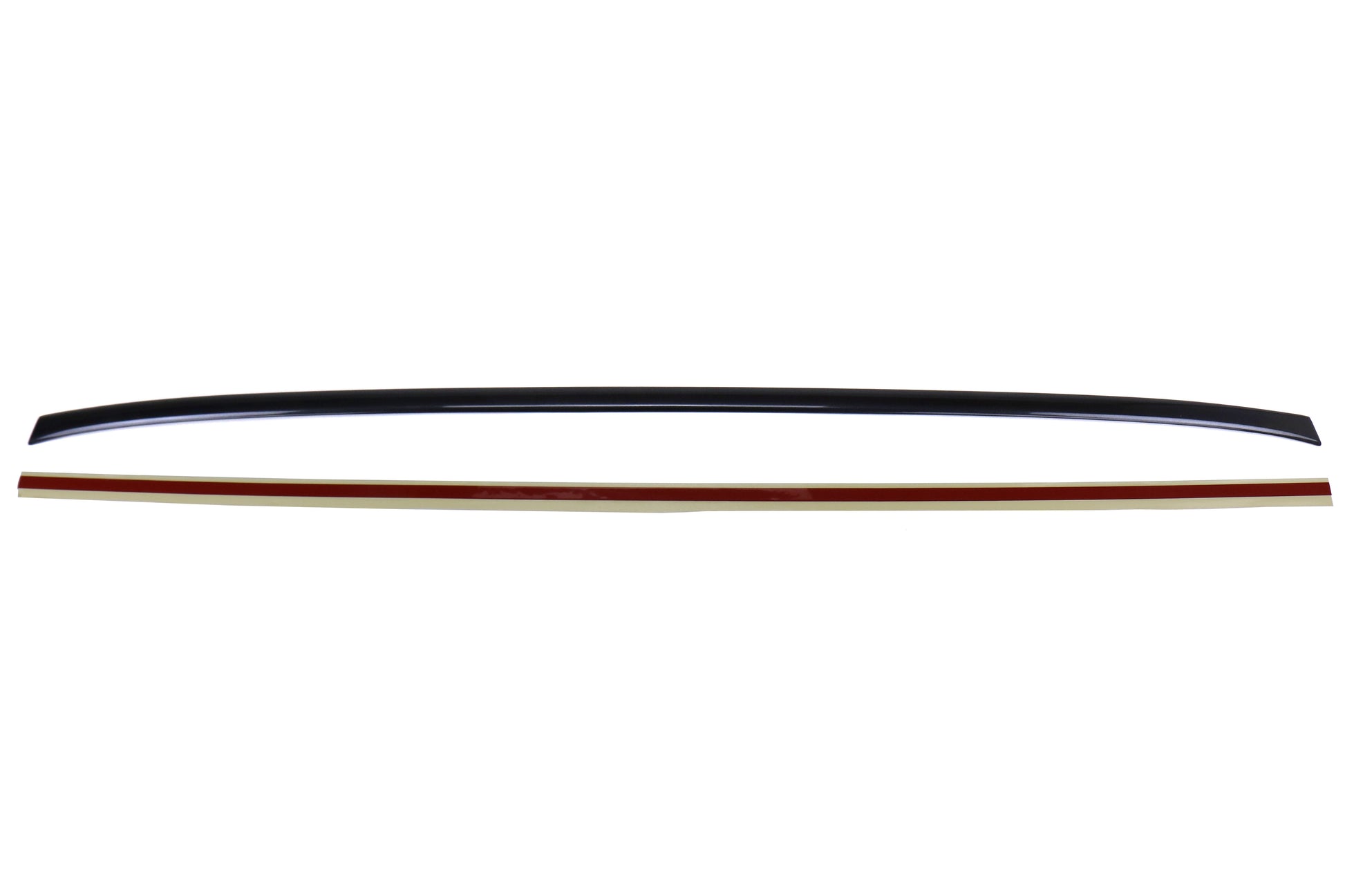 OLM Paint Matched Trunk Hole Delete for OEM Short Spoiler - Dark Grey Metallic (61K) - 2015-2021 Subaru WRX / STI