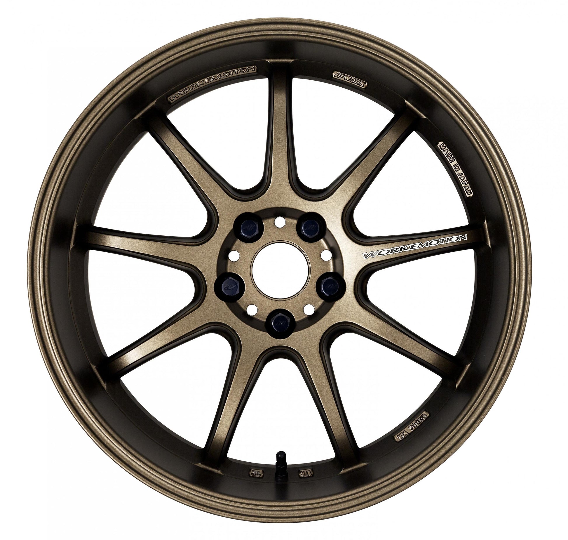 Work Wheels Emotion D9R  Matte Bronze (65mm Rim Depth) 18x9.5 +38 5x114.3 (Sold As Pair) - 2015-2024 Subaru WRX / 2015-2021 STI / 2019-2024 Forester