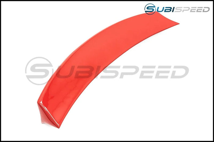 OLM Paint Matched Two Point Zero Duckbill Spoiler - Lightning Red / Firestorm Red (C7P) - 2015-2021 Subaru WRX / STI