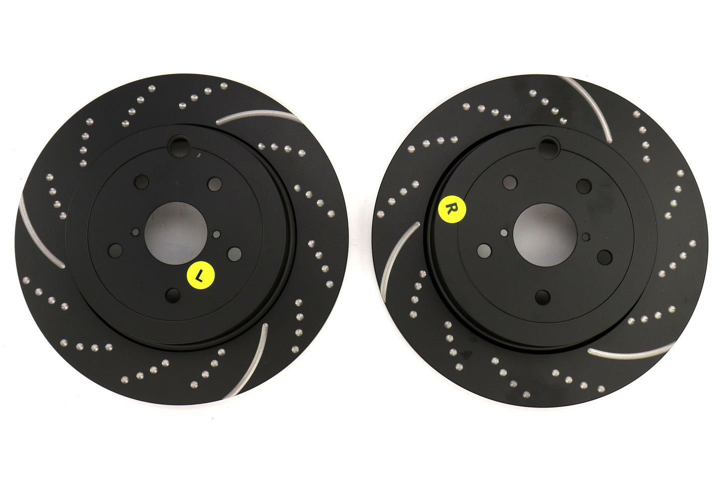 EBC Brakes 3GD Series Sport Dimpled/Slotted Rear Brake Rotors - 2008-2017 Subaru STI